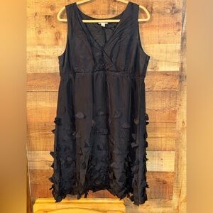 Garnet Hill Silk Petal Dress